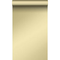 TAPETE Uni 53 cm x 10.05 m - Goldfarben, Papier (53/1000cm) - Origin Wallcoverings