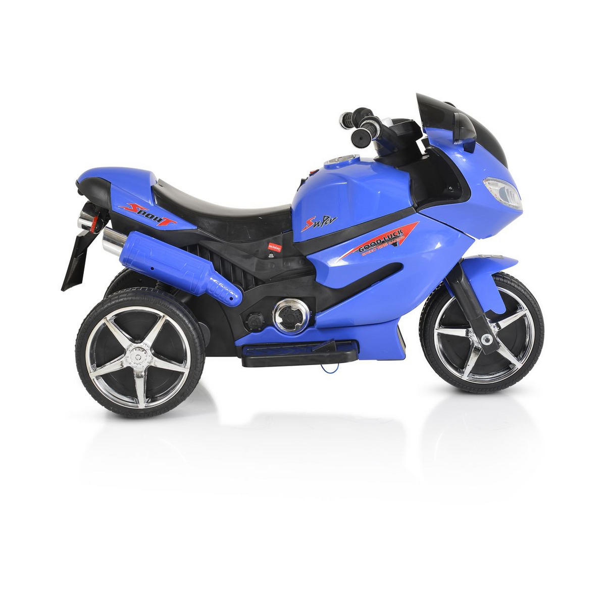 ELEKTROMOTORRAD Comet HZBB-1188 blau drei Räder Musik, MP3, Rückwärtsgang - Blau, Kunststoff (95/45/58cm) - Moni