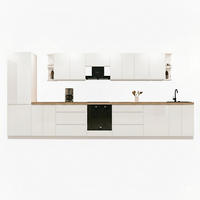 KÜCHENZEILE 460 cm - Aspen KA9-M460 - in Weiß/Hochglanz - Weiß Hochglanz, Holz (460/212/58cm)