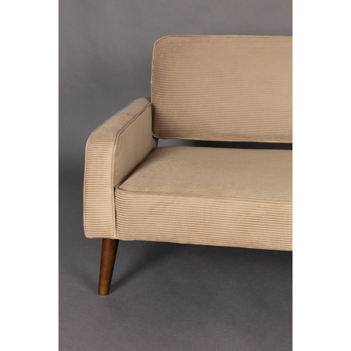 SOFA 2-SITZER Preston Beige - Beige, Textil (84/78/200cm) - Dutchbone