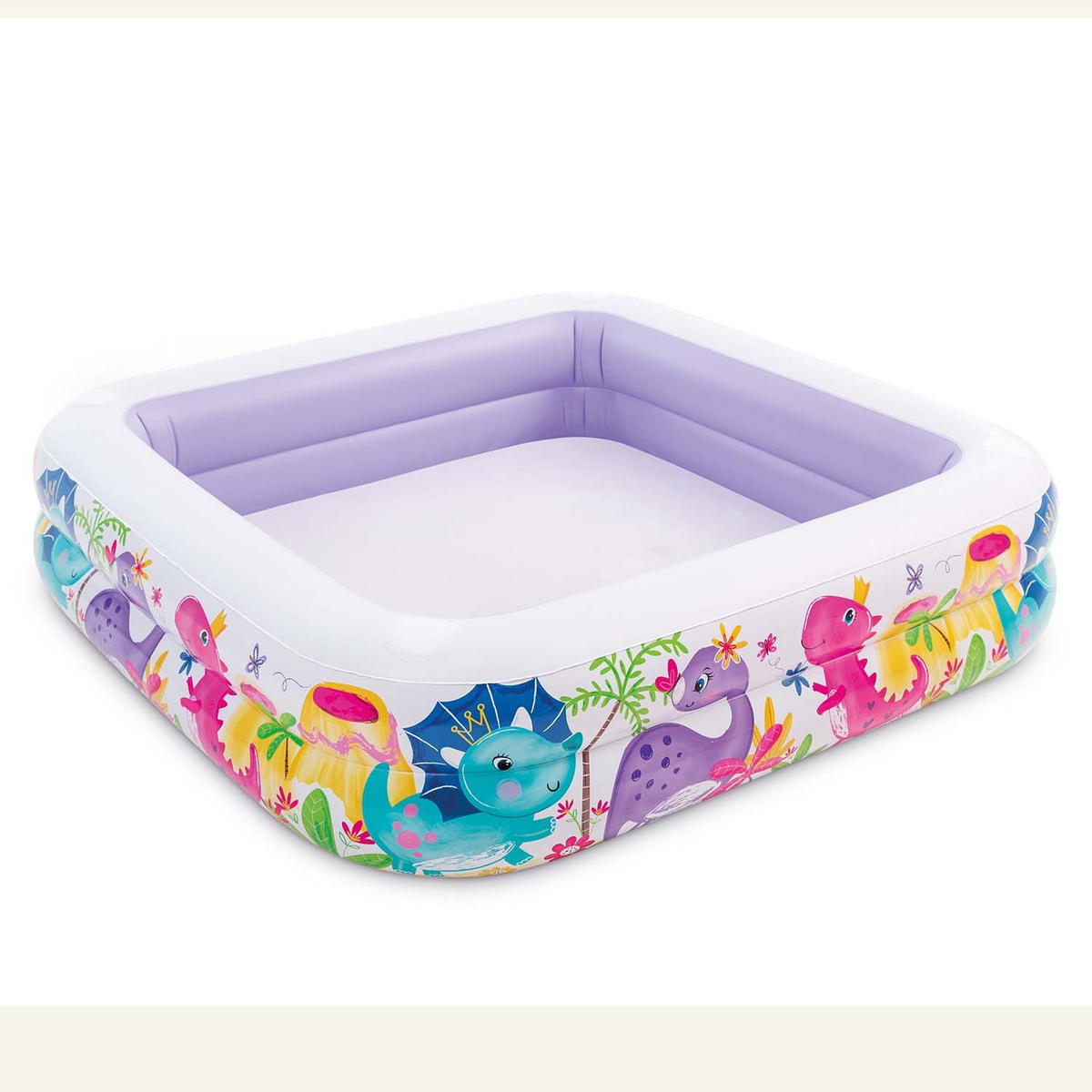 AUFBLASBARER POOL Aquarium mit Sonnendach 157 x 157 x 122 cm - 57470 - Multicolor, Textil (157/157/122cm)