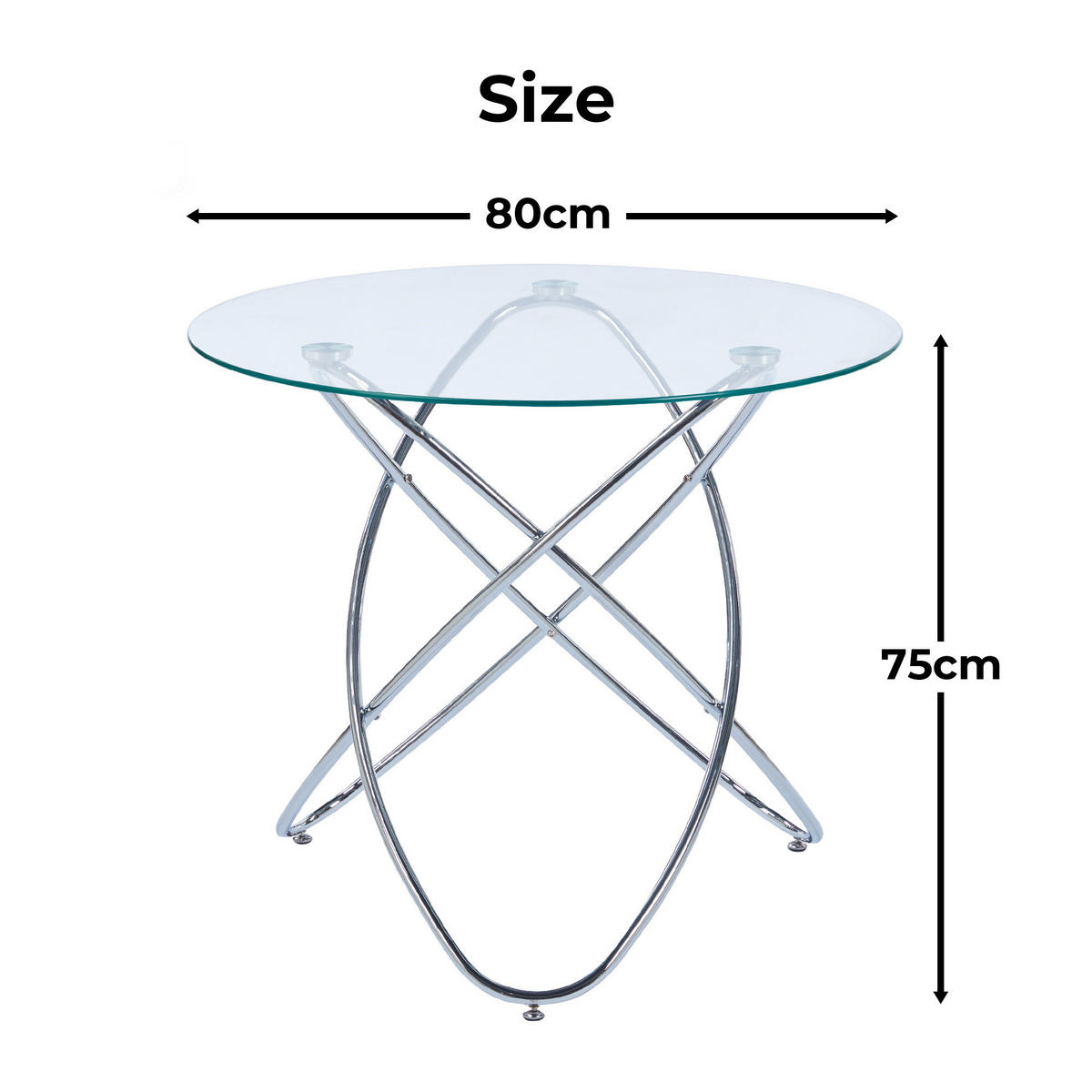 ESSGRUPPE DE-39336 5-teilig, mit 4 Samtstühlen Silber - Silberfarben, Metall (80/75/80cm) - ComfortXL