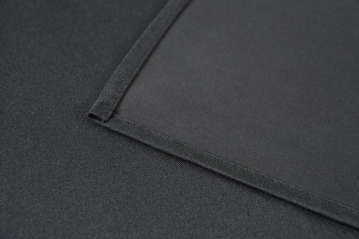 VORHANG BOSTON DARK HxB 245x140 cm Schwarz - Schwarz, Textil (140/245cm) - Gardinenbox