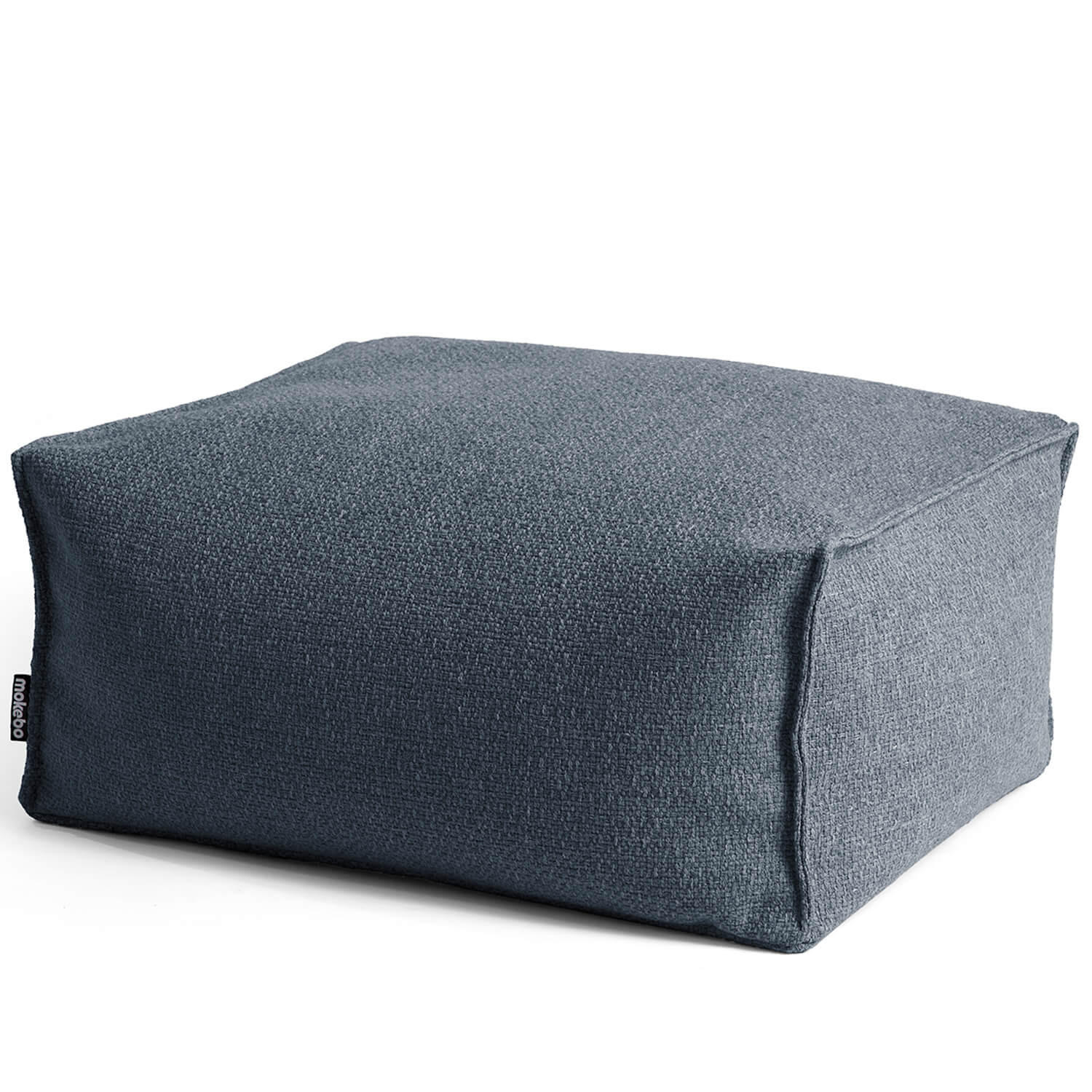POUF Der Ruhestifter - Dunkelblau, Textil (60/25/45cm) - Mokebo