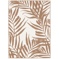 IN- UND OUTDOOR TEPPICH BEIDSEITIG CAPE COD BLÄTTER - Beige/Creme, Textil (120/160cm) - Pergamon