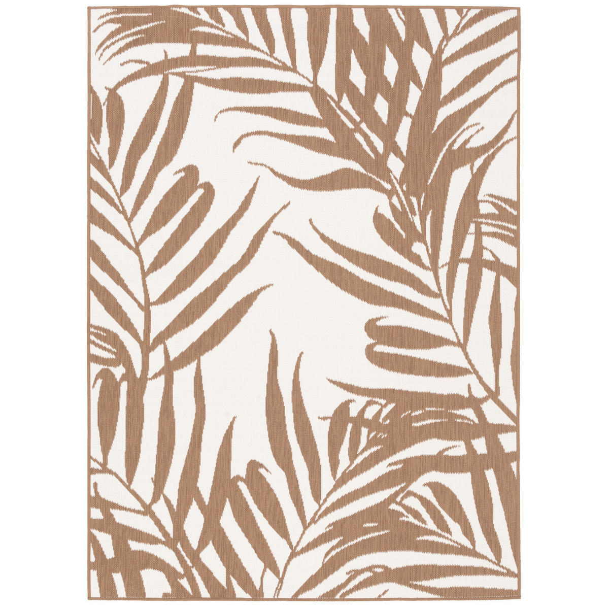 IN- UND OUTDOOR TEPPICH BEIDSEITIG CAPE COD BLÄTTER - Beige/Creme, Textil (120/160cm) - Pergamon