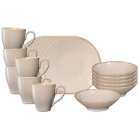 FRÜHSTÜCKS-SET Sahara Creme 18er Set - Creme, Keramik (1/1/1cm) - Ritzenhoff Breker