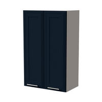 HÄNGESCHRANK Salo W4/60 Weiß / Indigo Matt 60 / 32,5 / 96cm - Weiß/Dunkelblau, Holz/Holzwerkstoff (60/96/32.5cm) - Feldmann-Wohnen