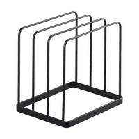 TABLETT-ORGANIZER Tower 5053 Schwarz Metall 19.5/16/19.5 cm - Schwarz, Metall (16/19.5/19.5cm) - Yamazaki