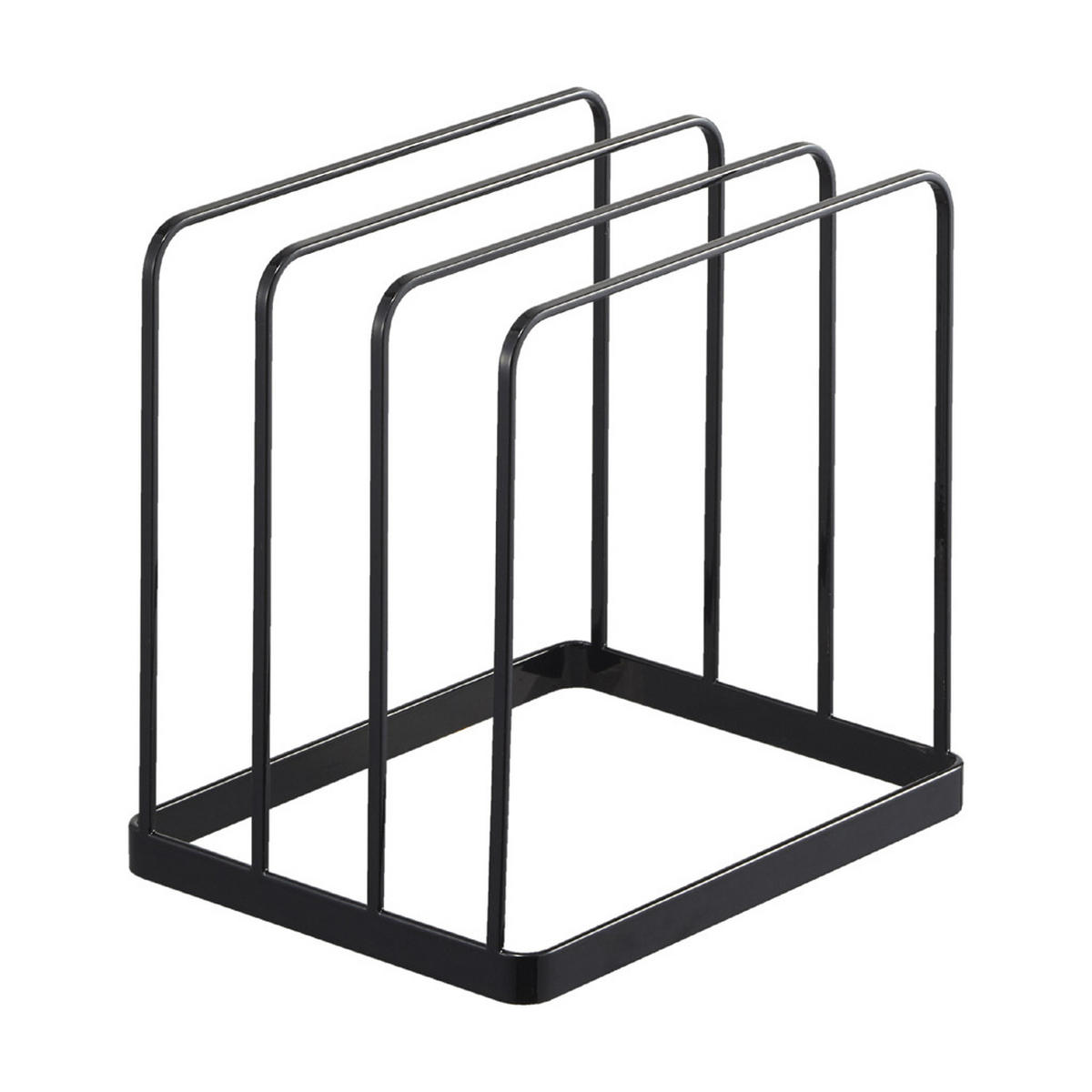 TABLETT-ORGANIZER Tower 5053 Schwarz Metall 19.5/16/19.5 cm - Schwarz, Metall (16/19.5/19.5cm) - Yamazaki