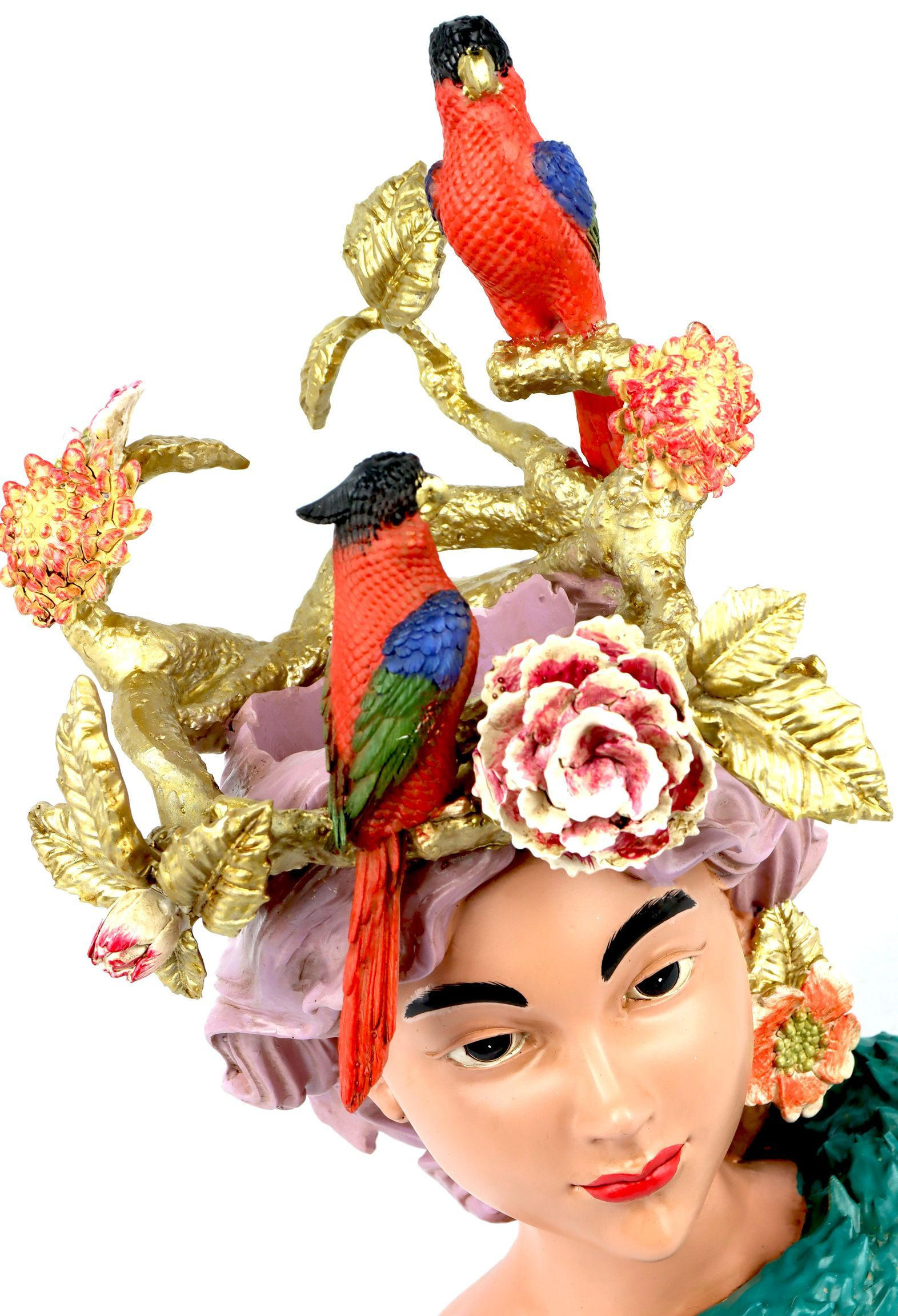 PFLANZFIGUR Lady Paradise - Multicolor, Kunststoff (24/32/20cm) - FURNARO