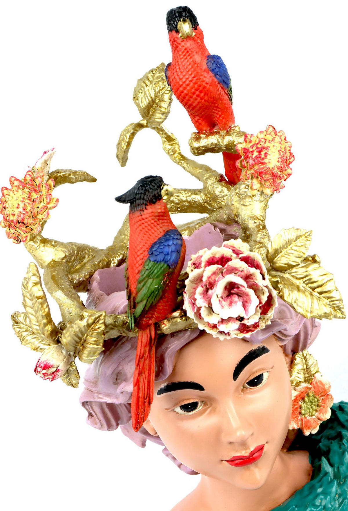 PFLANZFIGUR Lady Paradise - Multicolor, Kunststoff (24/32/20cm) - FURNARO