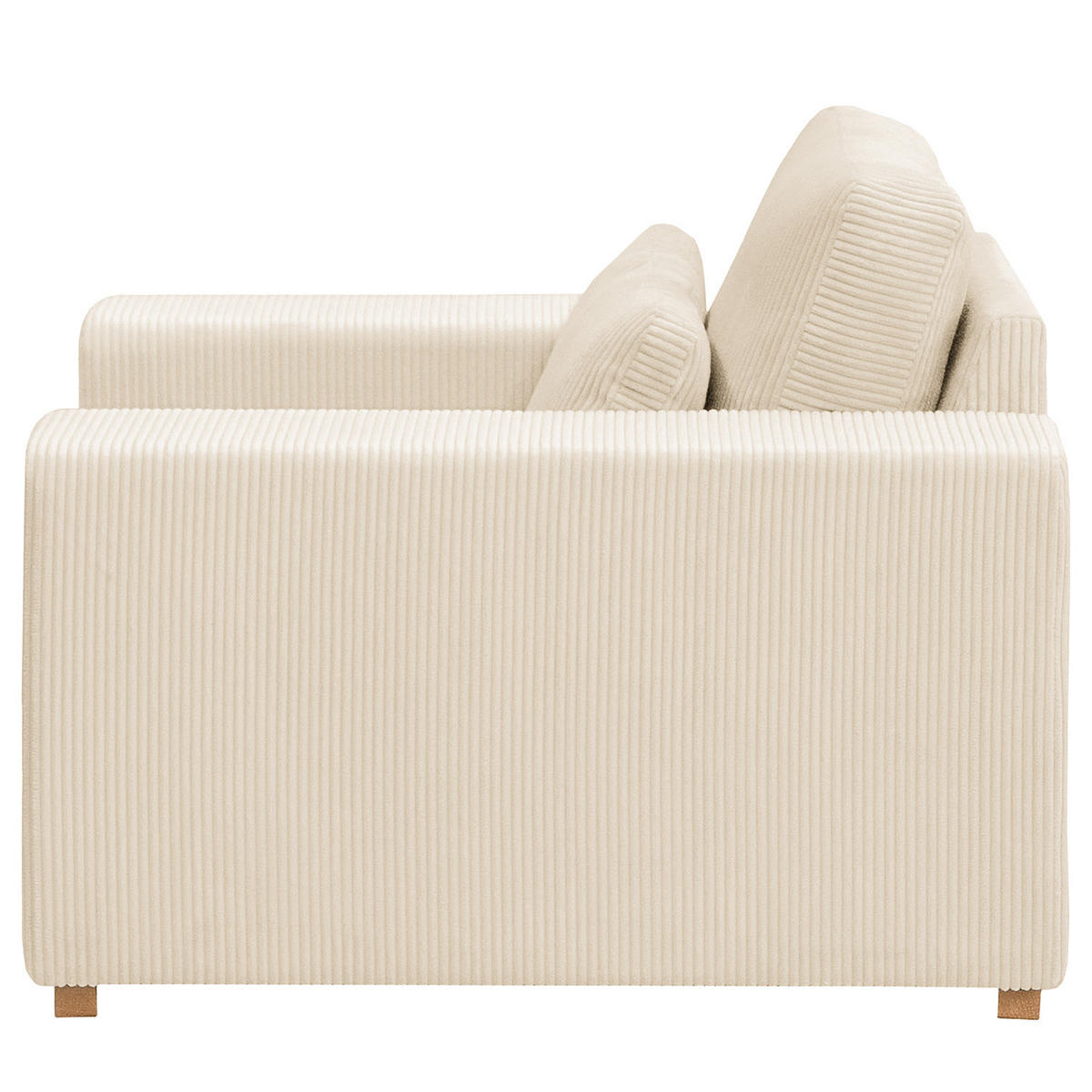 SESSEL - Buchefarben/Creme, Holz/Buchenholz (104/85/104cm) - home24