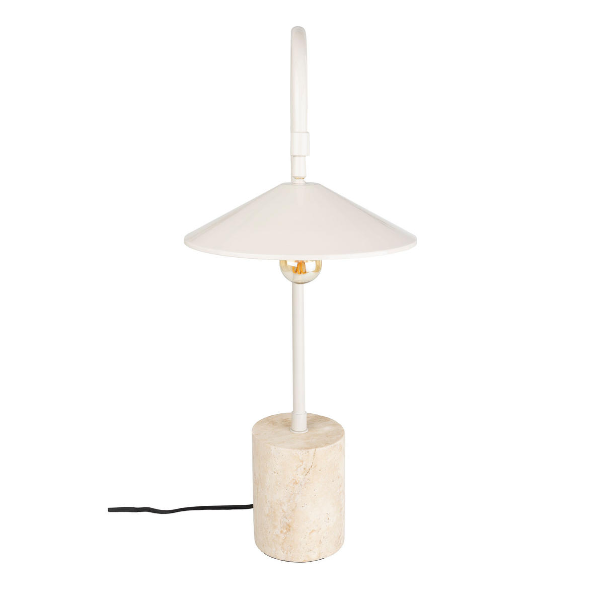 SCHREIBTISCHLAMPE Enno Schreibtischlampe Grau - Grau, Stein (39.5/24/66cm) - Housecraft Living