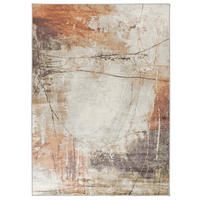 WEBTEPPICH Creme Bleik 135/195 cm - Rostfarben/Beige, Textil (135/195cm) - Atticgo