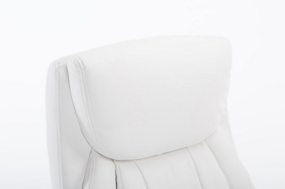 BÜROSTUHL Ploy, Weiß - Weiß, Kunststoff/Textil (65/120/74cm) - TPFLiving