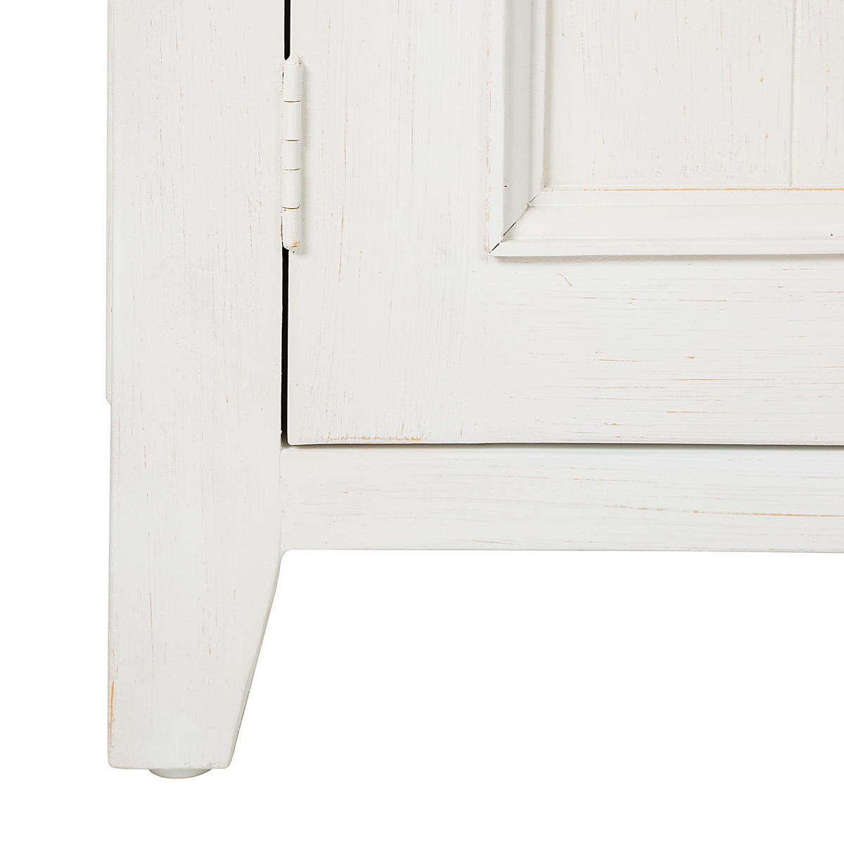 SIDEBOARD - Kiefer massiv - Weiß/Kieferfarben, Holz (159/90/40cm) - home24