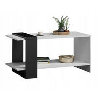 COUCHTISCH WIKA Weiß-Schwarz 100/53,6/51,8 cm - Multicolor, Holzwerkstoff (53.6/100/51.8cm) - Matkam Möbel