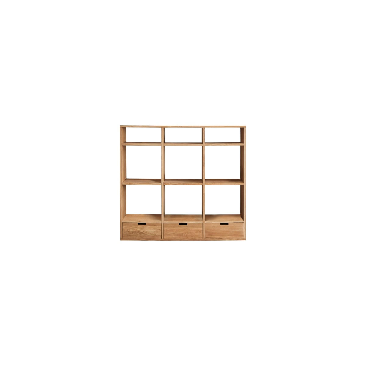 BÜCHERREGAL Miho Rosa aus Eiche - Pink, Holz (120/112/40cm) - Tikamoon