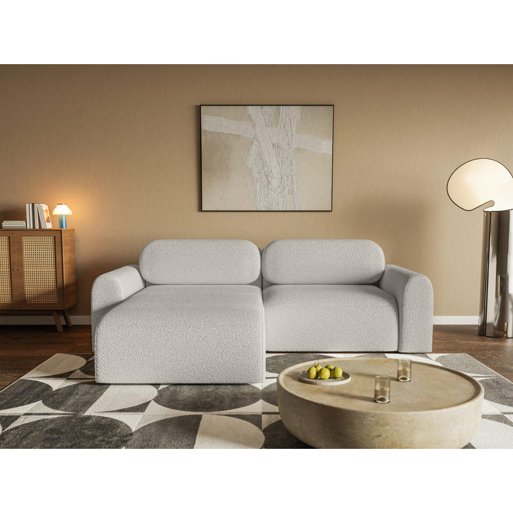 Thumbnail - Fedve Ecksofa, Grau, Textil, L-Form,L-Form, 244x165 cm, Wohnzimmer, Sofas & Couches, Wohnlandschaften, Ecksofas