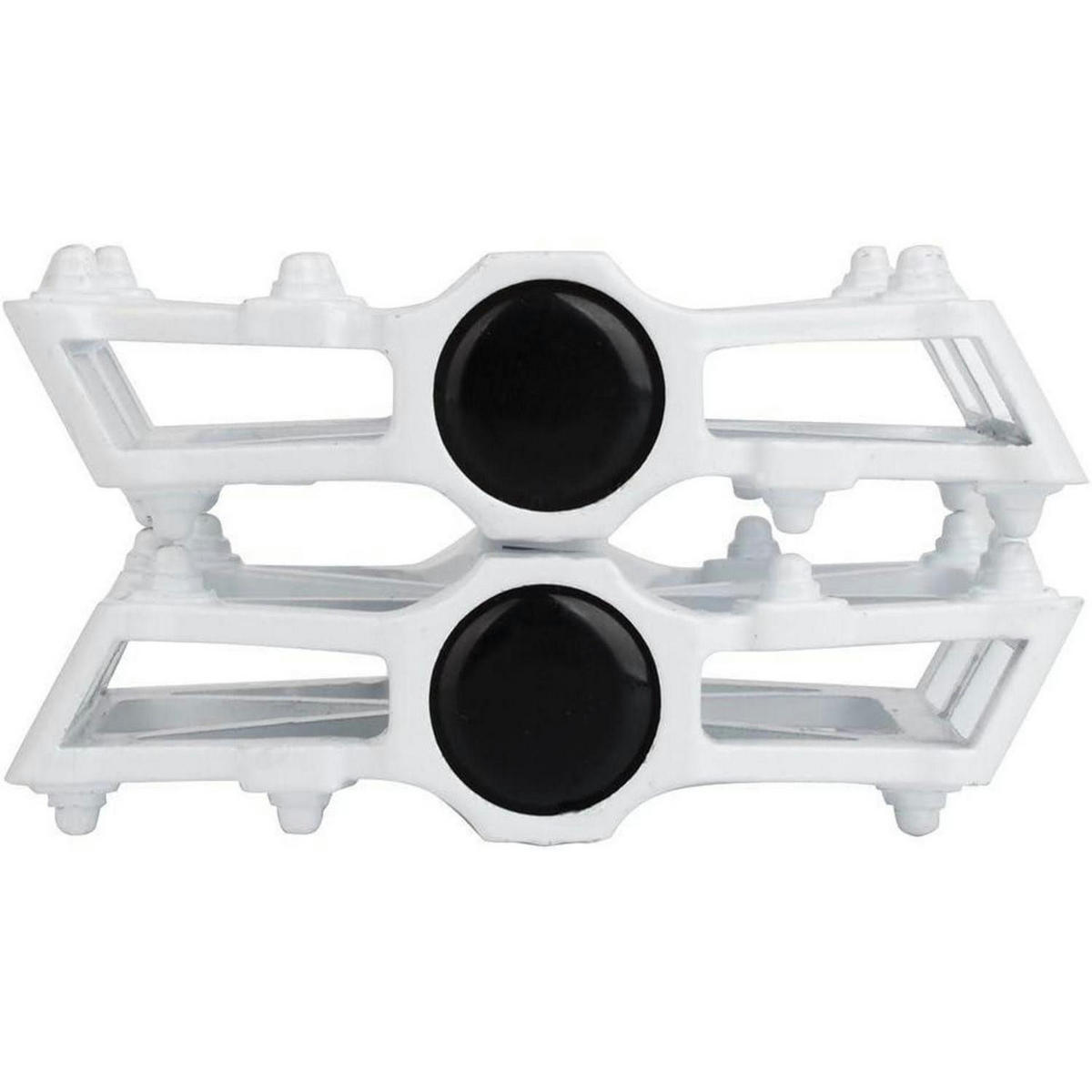 FAHRRAD Pedale Aluminium Anti Rutsch 9/16 Zoll Weiß - Weiß, Metall (9.1/1.5/9.2cm)