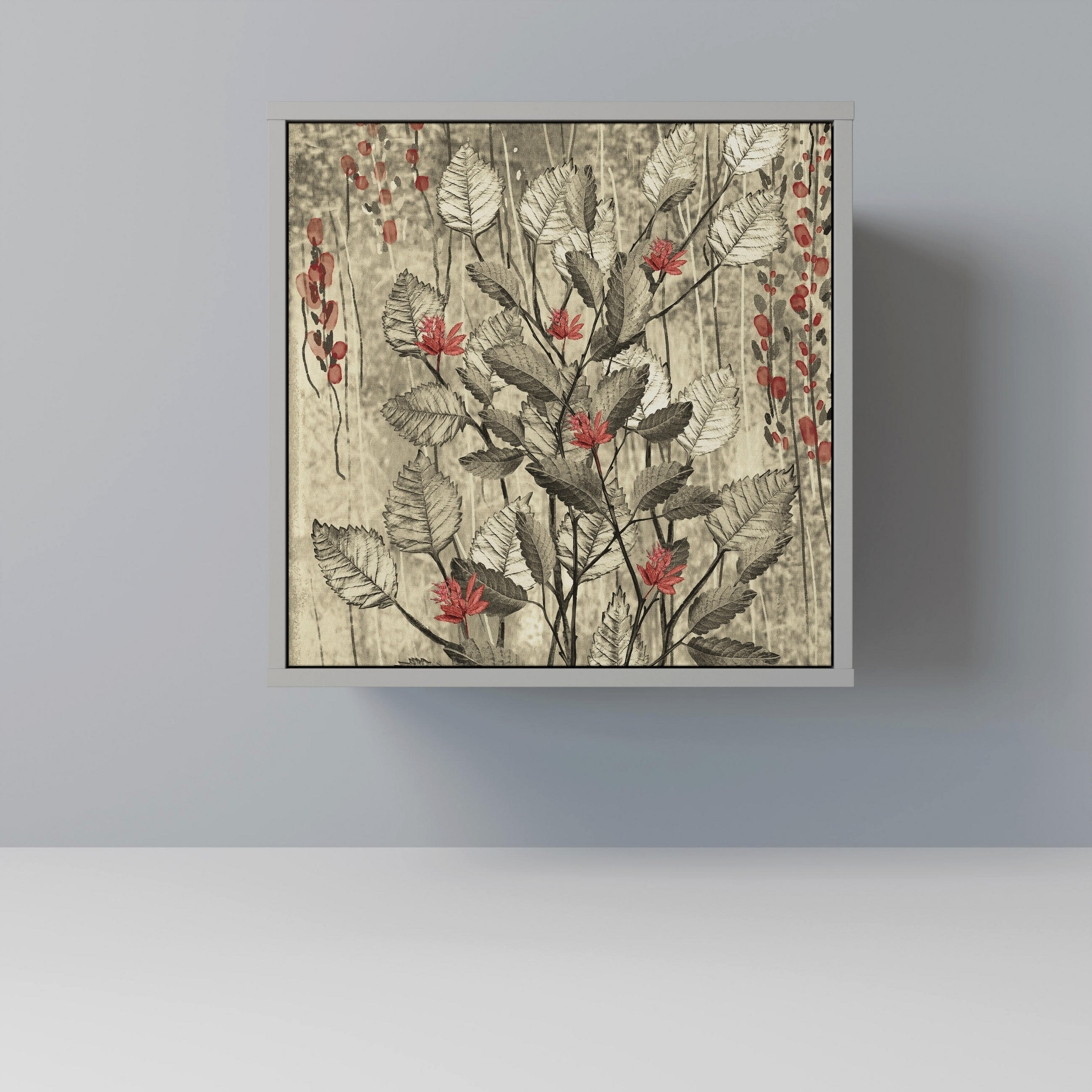 SpaceRebels Sideboard Grau 57.5x57.5x42 cm