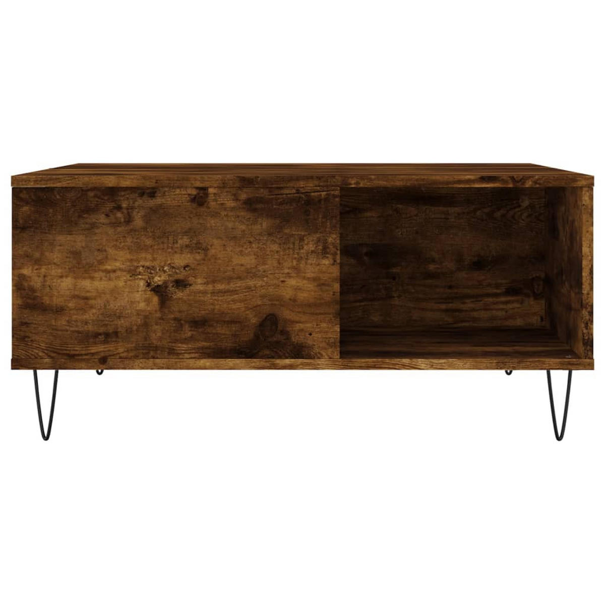COUCHTISCH Räuchereiche 80x80x36,5 cm Holzwerkstoff - Braun, Holzwerkstoff (80/80/36.5cm) - furnicato