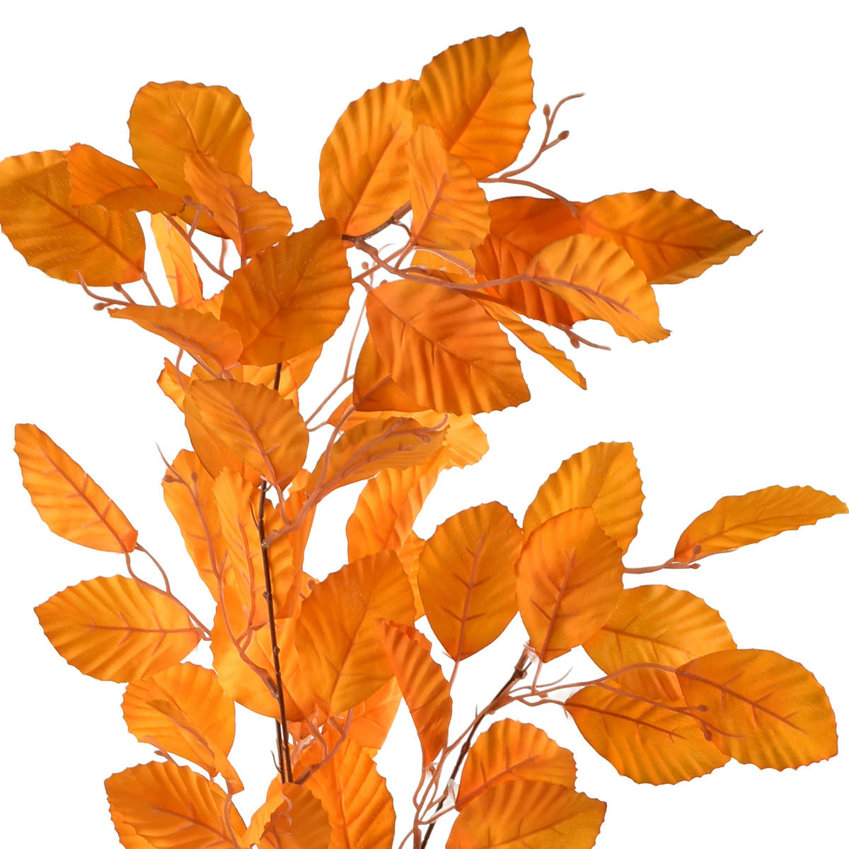UMĚLÁ VĚTVIČKA S LISTY, zelená, 103 cm - zelená barva, plast (103cm) - Mondex