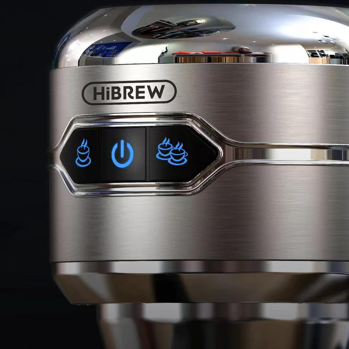 ESPRESSOMASCHINE 20 Bar Siebträger mit Edelstahlgehäuse, Espresso und Cappuccino Funktion - Silberfarben, Metall (12/28.5/29cm) - Korfee