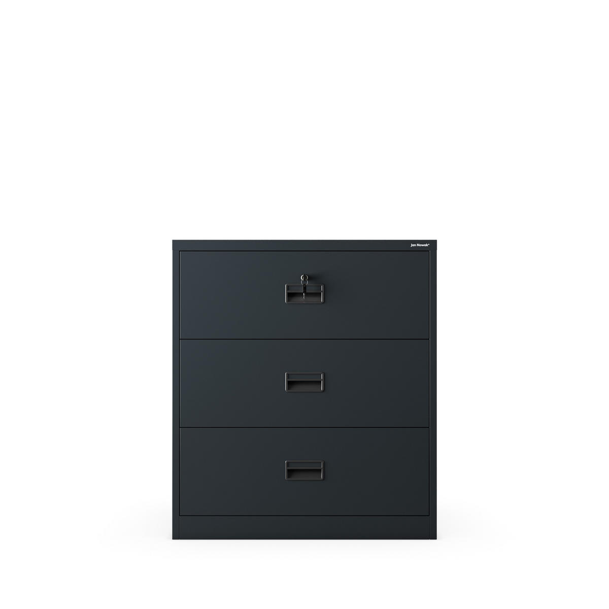 AKTENSCHRANK SARA XL V3 102x90x60 cm - Anthrazit, Metall (90/102/60cm) - Jan Nowak