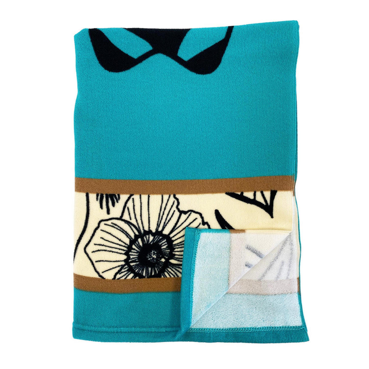 MIKROFASER STRANDTUCH Brisbane 90x170 250g/m² blau - Blau, Textil (90/170cm) - LE COMPTOIR DE LA PLAGE