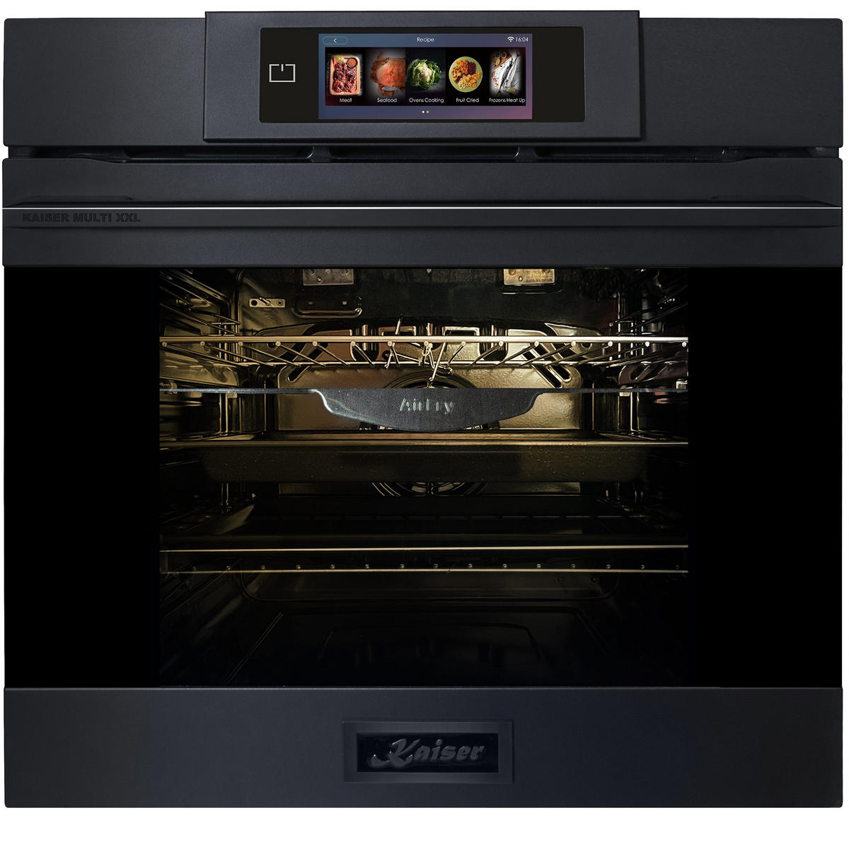MULTIFUNKTIONS-ELEKTRO-BACKOFEN EH 6347 + KCT 9110 FI Induktionskochfeld 90 cm - Schwarz, Metall (59.4/59.4/57.5cm) - Kaiser Küchengeräte