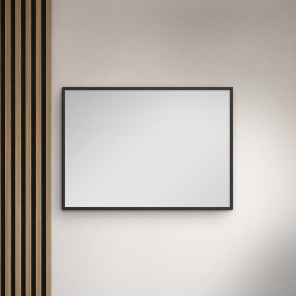 SPIEGEL - Schwarzes Holz - Schwarz, Holz/Papier (21/29.7/2cm) - Poster&Frame