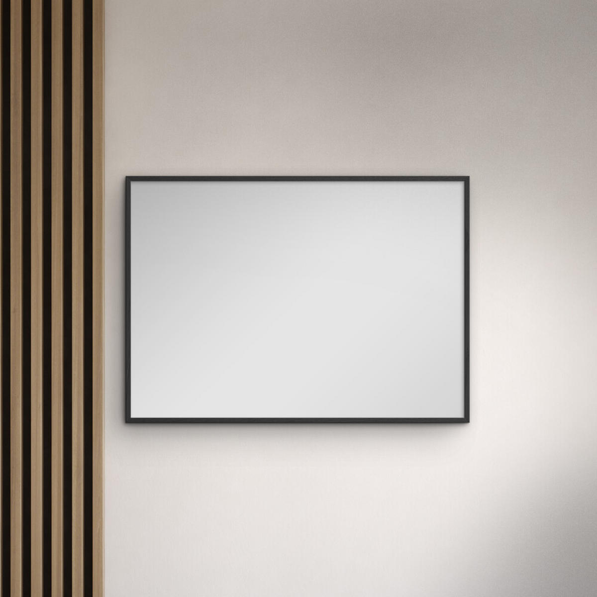 SPIEGEL - Schwarzes Holz - Schwarz, Holz/Papier (21/29.7/2cm) - Poster&Frame