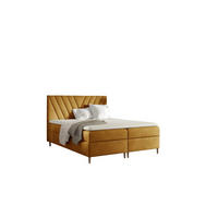 BOXBETT Espen Premium überlänge - Gelb, Holzwerkstoff/Textil (140/220cm) - Fun Möbel