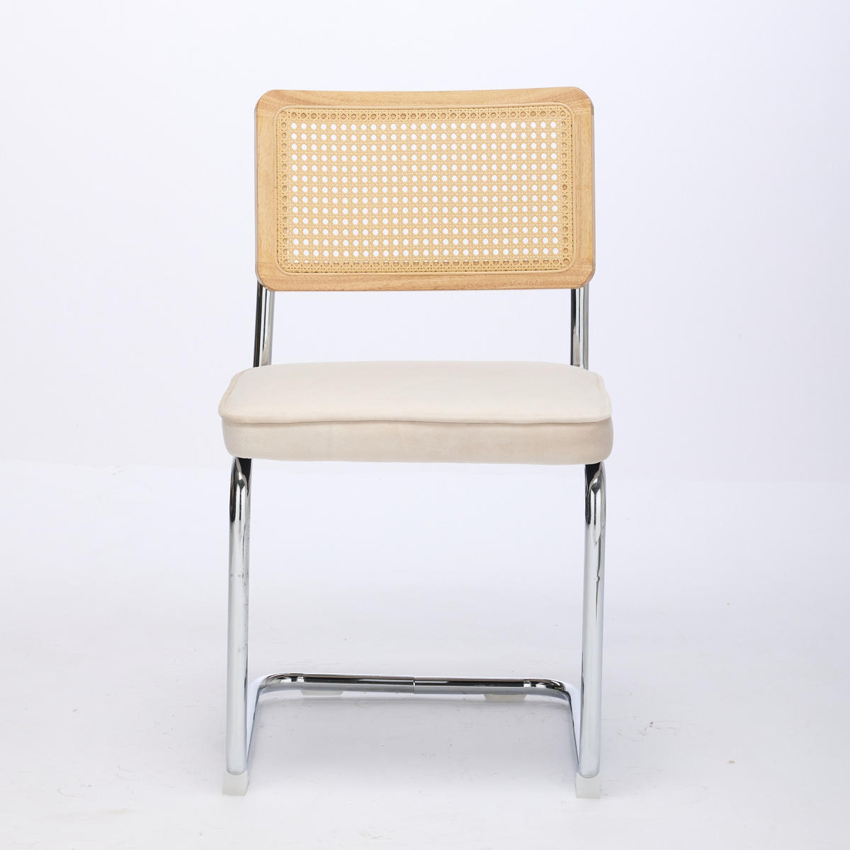 SCHWINGSTUHL DE-36300 2er-Ser mit Rattan-Rückenlehne Gold - Beige, Metall (47/81/59cm) - ComfortXL