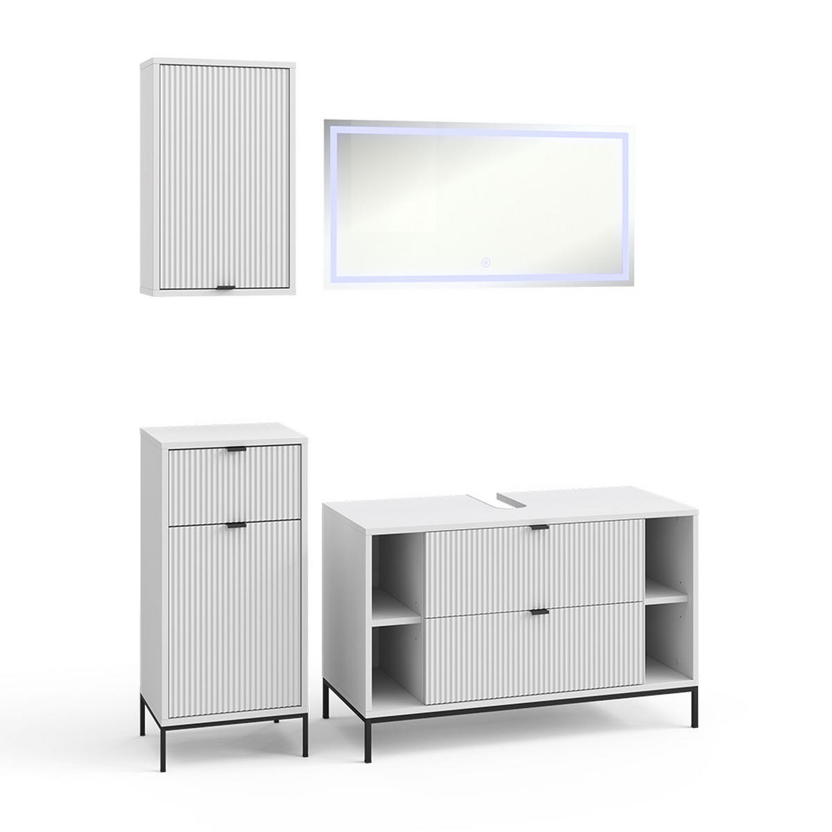 KOUPELNOVÝ NÁBYTEK Eliza Bílá - bílá, kompozitní dřevo (100/63/45.1cm) - Vicco