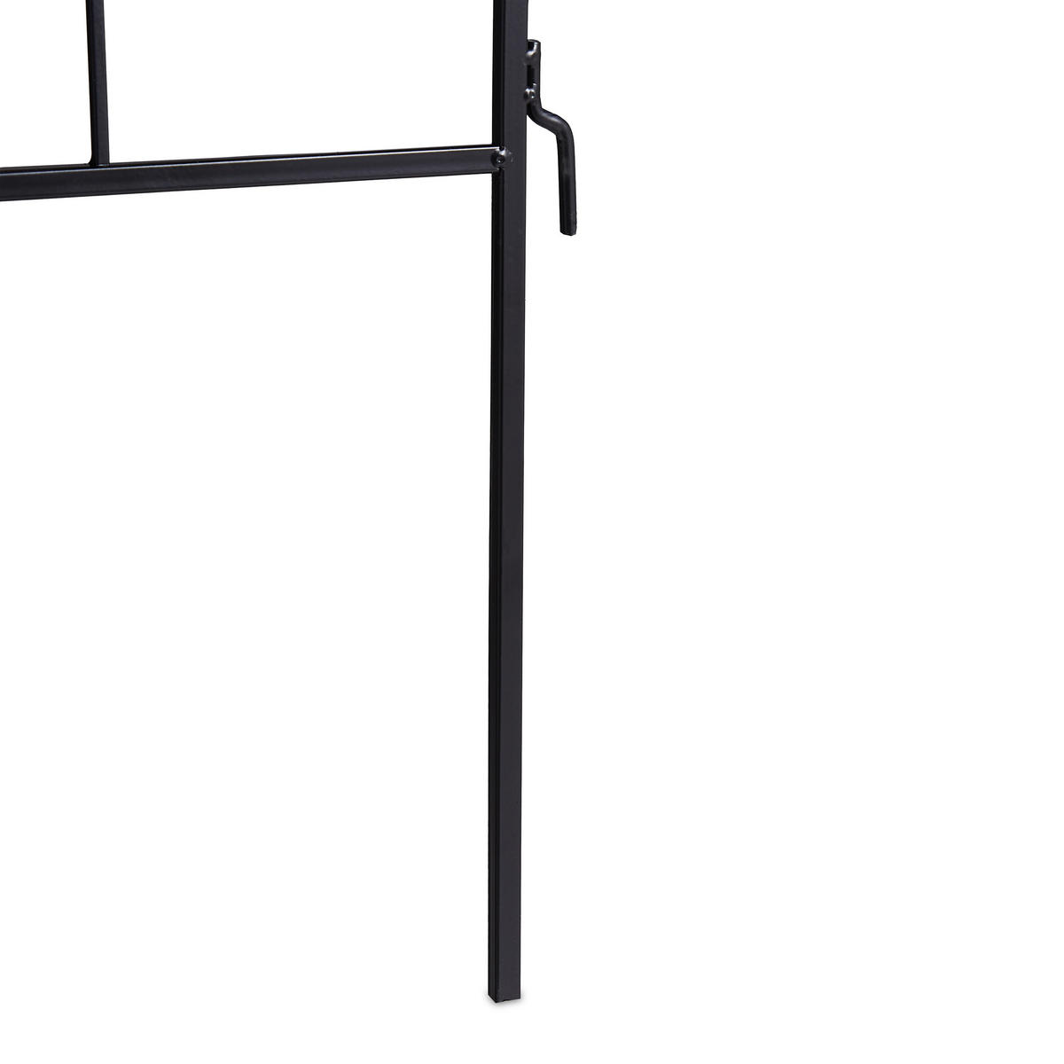 3XRANKGITTER - Schwarz, Metall (33/122/0.8cm) - Relaxdays