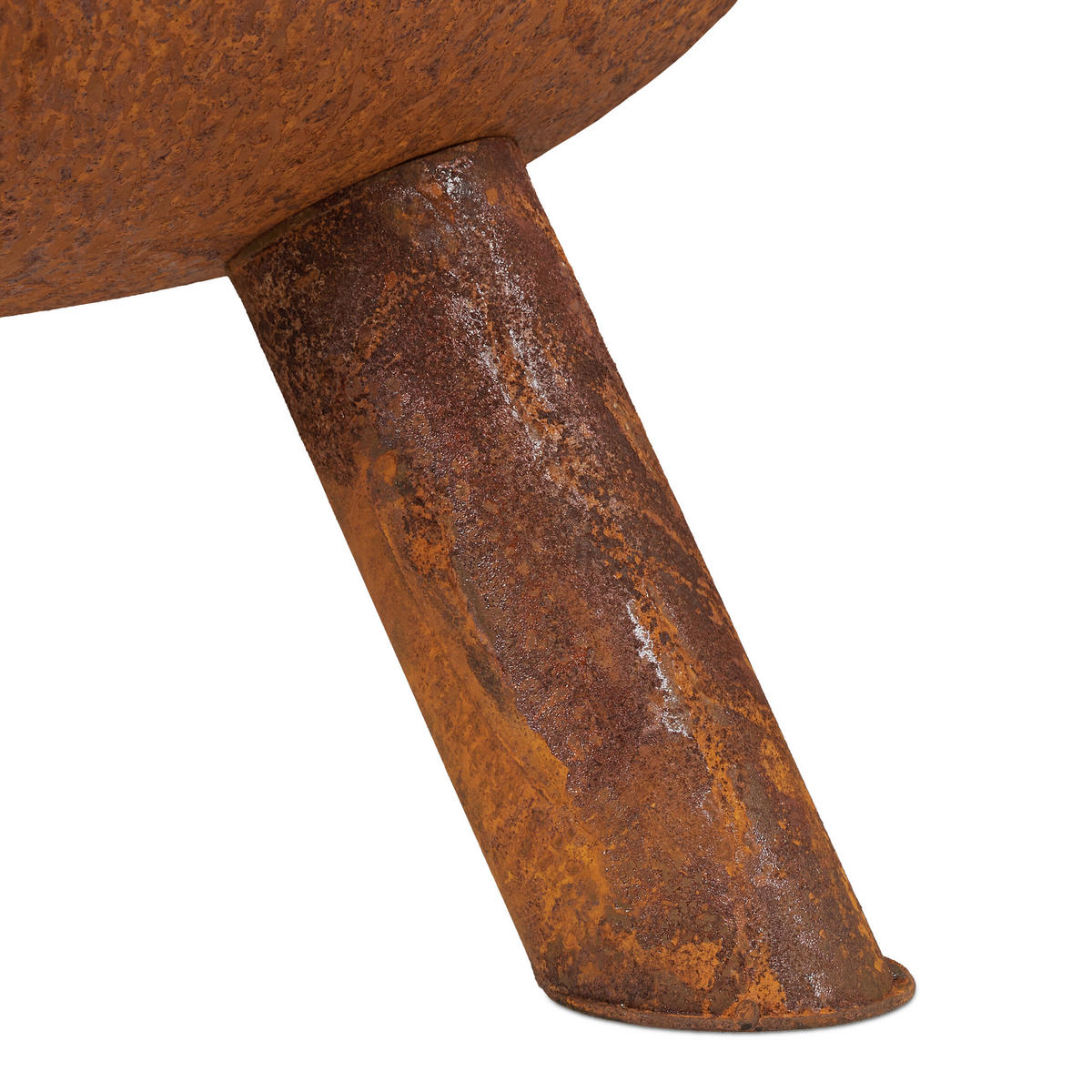 FEUERKORB - Braun, Metall (44/53/44cm) - Relaxdays