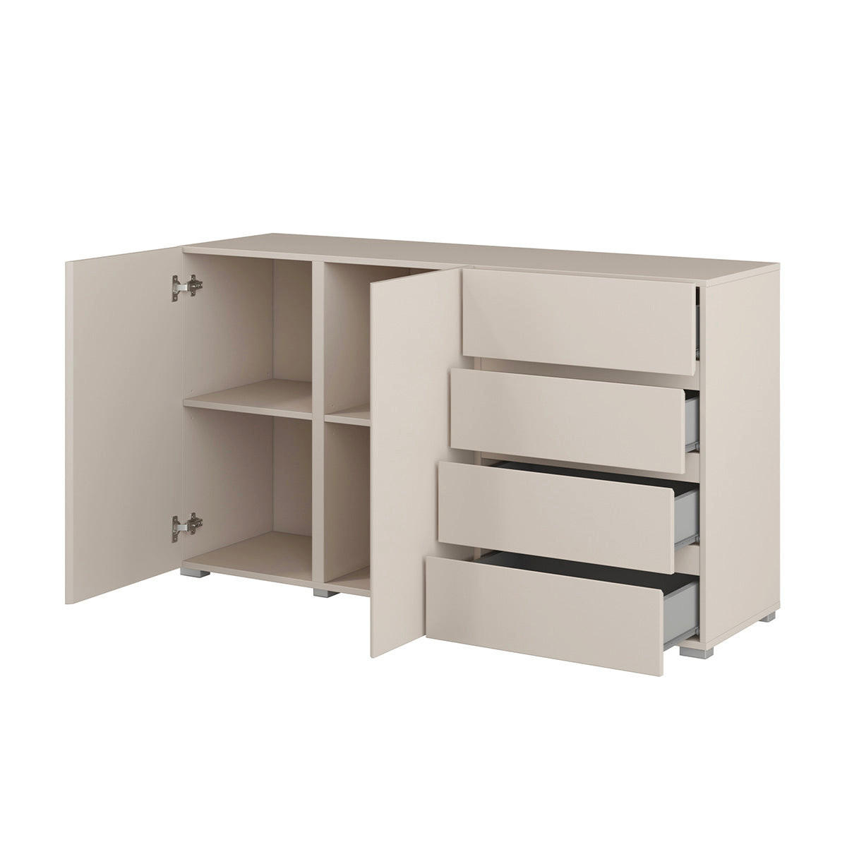 ŠIROKÁ KOMODA Maxis Kašmír - kašmírová, kompozitné drevo (138/78/40cm) - Petits-meubles