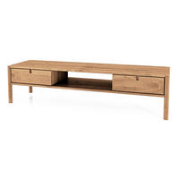 TV-SCHRANK INA Wildeiche - Beige, Holz (160/39/46cm) - byoak