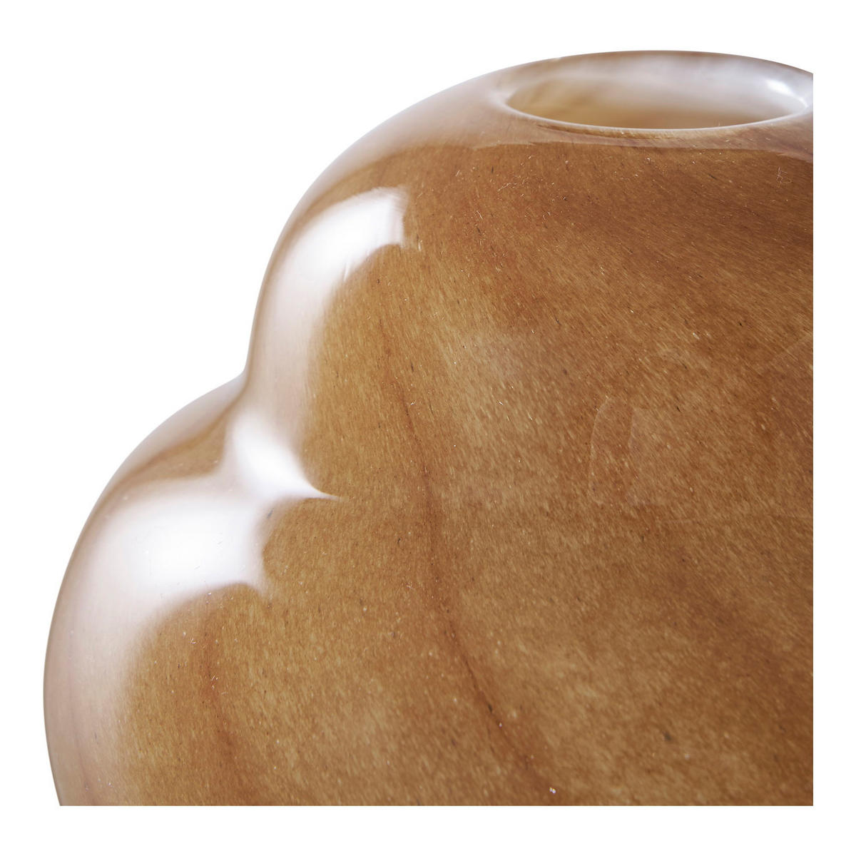 VASE Glas Braun - Braun, Glas (17cm) - tinkaro