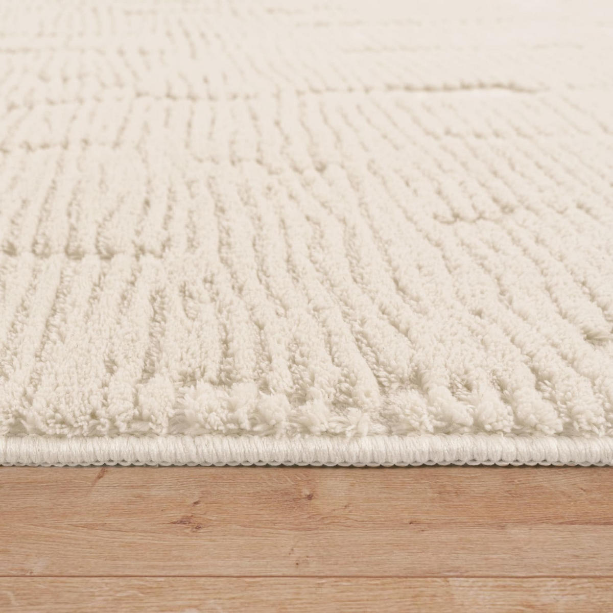 HOCHFLORTEPPICH Boho Creme 160 x 220 cm - Creme, Kunststoff (160/220cm) - TT Home