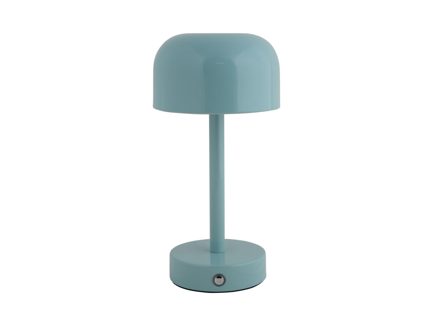 TISCHLAMPE James LED 12.5/12.5/24.5 cm - Blau, Metall (12.5/12.5/24.5cm) - Leitmotiv