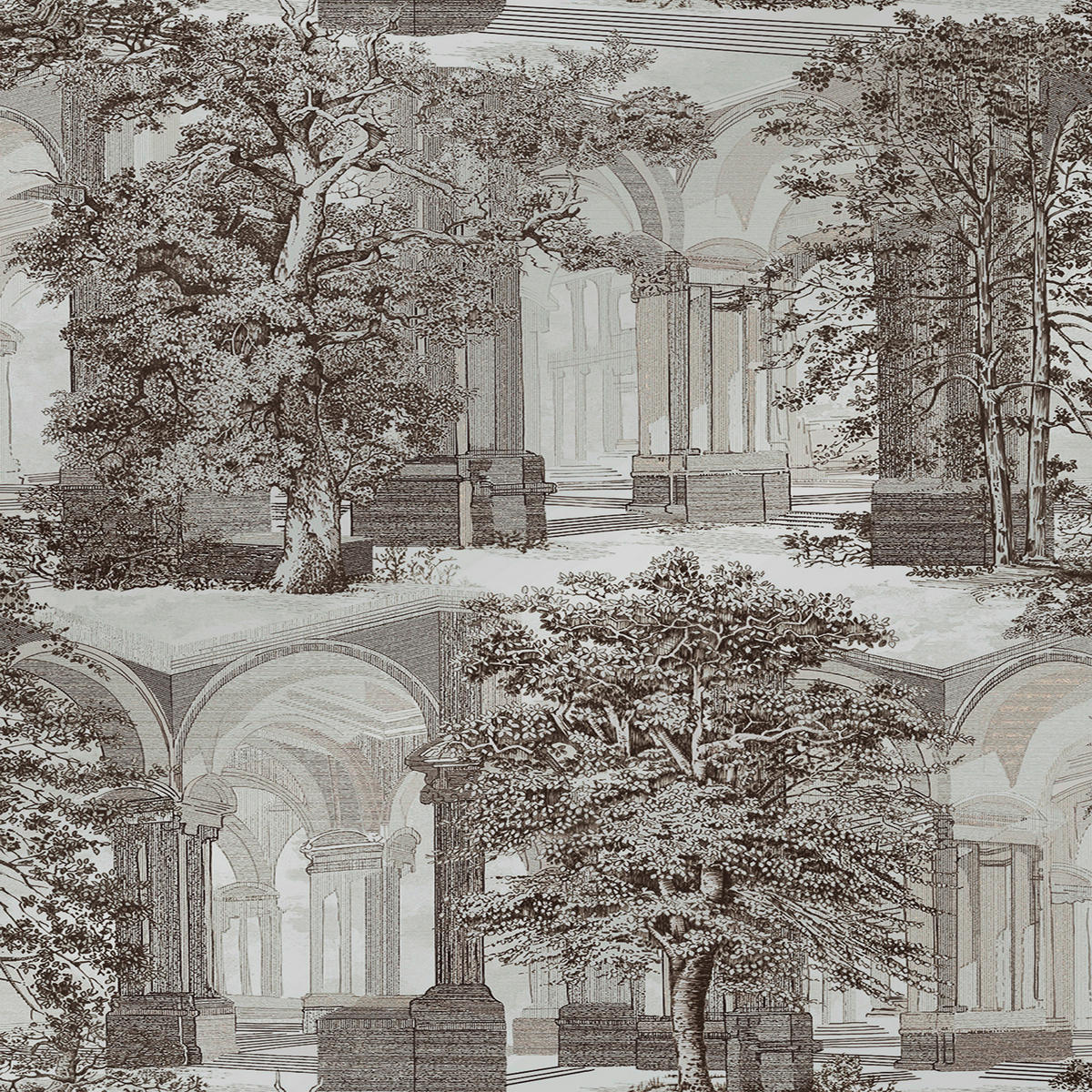 TAPETE Rivington Folly - Multicolor, Papier/Kunststoff (52/1000cm) - Graham & Brown