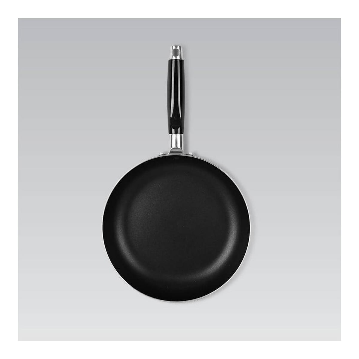 PFANNE Schwarz 47/28/6 cm MR120028 - Schwarz, Metall (28cm) - Maestro 