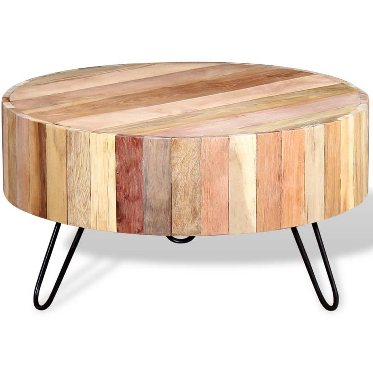 COUCHTISCH Altholz Massiv - Beige, Holzwerkstoff (70/70/38cm) - furnicato