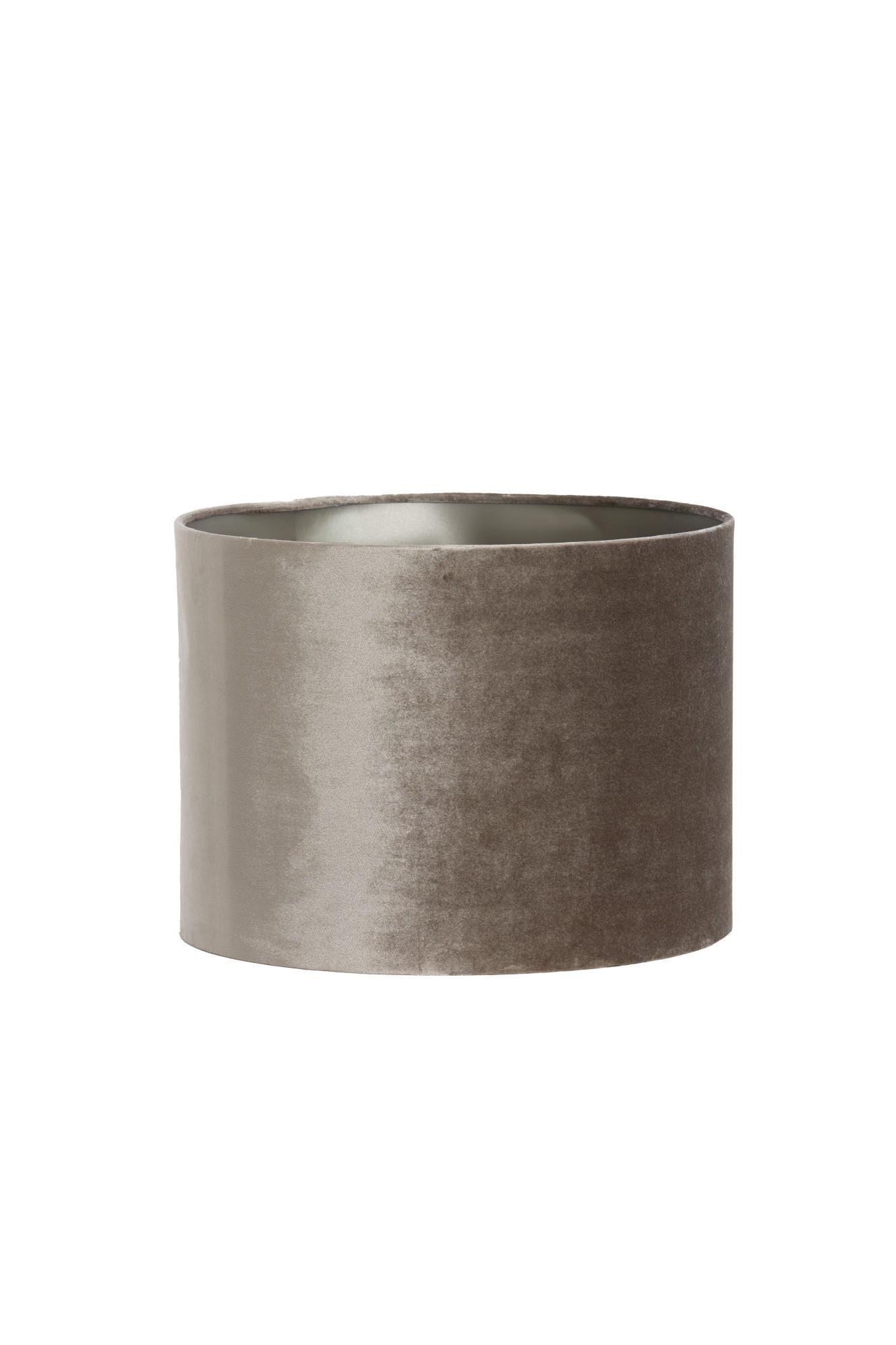 LAMPENSCHIRM Palata Braun Ø30/21 cm - Braun, Textil (30/30/21cm) - Light & Living