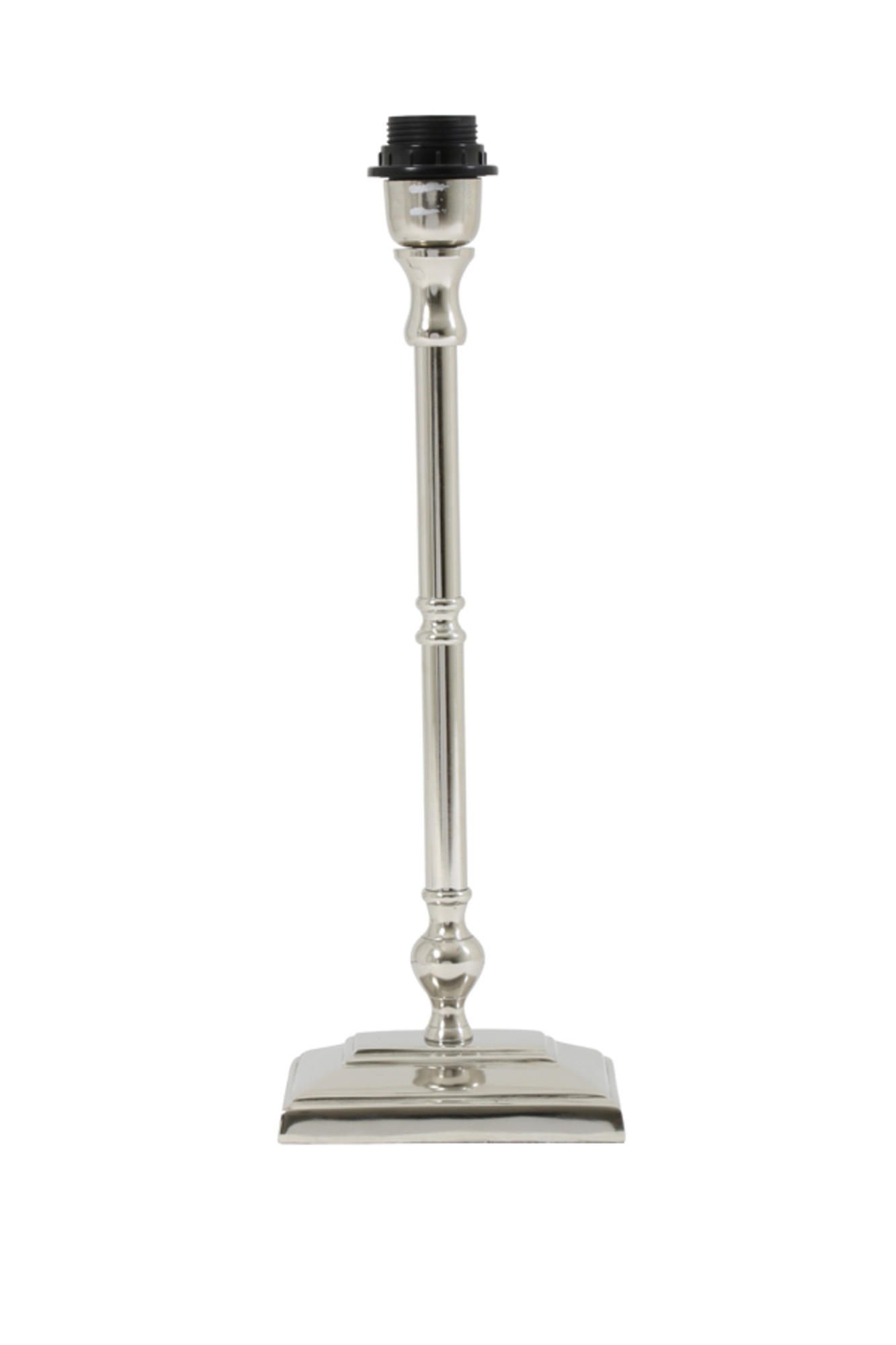 LAMPENFUSS Purna Silber 15/10/38 cm - Silberfarben, Metall (15/10/38cm) - Light & Living