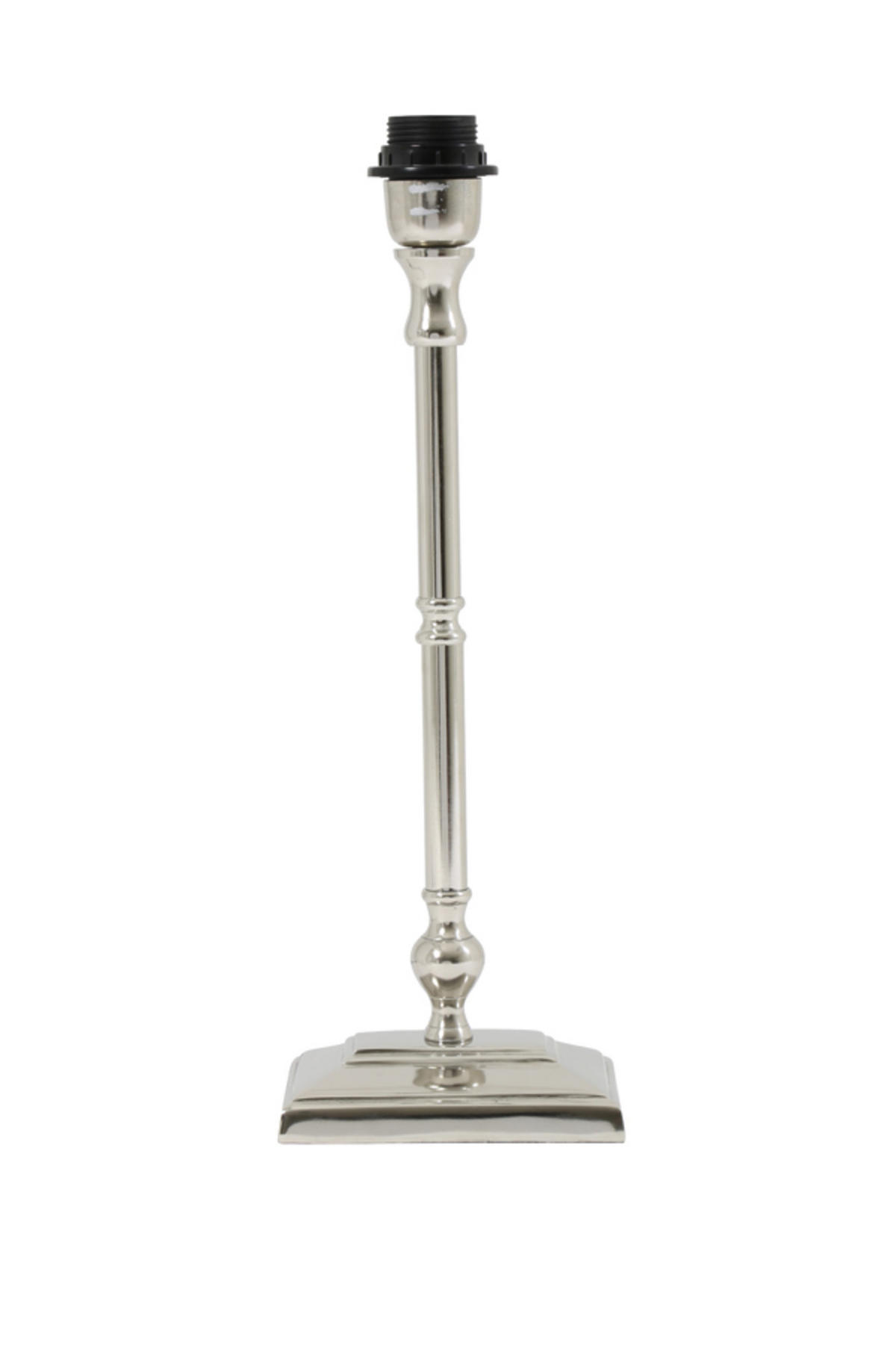 LAMPENFUSS Purna Silber 15/10/38 cm - Silberfarben, Metall (15/10/38cm) - Light & Living